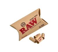 RAW Authentic Wide Pre-Rolled Tips - 21 Tips Per Pack