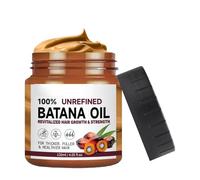 Raw Batana Oil for Hair Growth, 100% Natural Batana Oil Organic Cold Press, Organic Batana Oil Hair Growth Oil for Prevent Hair Loss, Enhances Hair Thickness for Men & Women，120ml