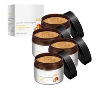 Raw Batana Oil for Hair Growth, Unrefined Organic Batana Hair Growth Oil for Prevent Hair Loss, Enhances Hair Thickness for Men & Women (4PC)