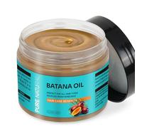 Raw Batana Oil For Hair Growth Unrefined & Organic Batana Natural Hair Growth Oil Dr. Sebi Pure Batana Hair Oil From Honduras, For All Hair Types, Prevents Loss For Men & Women (4.23OZ)