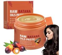 Raw Batana Oil Hair Mask - Batana Oil Paste for Hair, Nourishes & Moisturizes, Smooths & Shines, Reduces Dryness & Frizz, Promotes Thicker Hair - For Men & Women