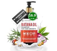 Raw Batana Oil Shampoo for Hair Growth with Rosemary Oil, DHT Blocker, Biotin, Caffeine, Rice Water, Dr. Sebi Batana Oil Shampoo with Over 18