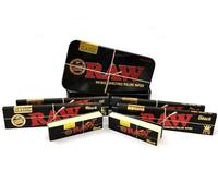 RAW Black Gift Set - RAW Black Tin with Papers and Tips