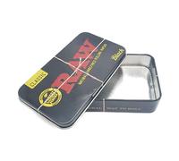RAW BLACK Metal Tin Storage Stash Box