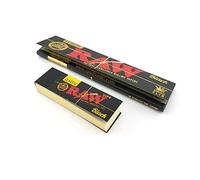 RAW Black Rolling Papers and Tips - 1