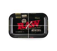 RAW Black Small Metal Tray, 27.5 x 17.5 cm, Black