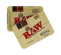 RAW Bundle Classic Rolling Tray with Magnetic Tray Cover | Size - Mini