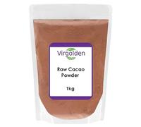 Raw Cacao Powder 1kg by Virgolden - Great for Hot Chocolate, Source of Magnesium