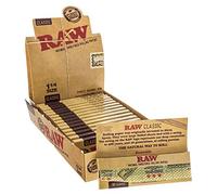 RAW Classic 1 1/4 Size (24) - 1200 Papers, Unbleached, Natural Fibers