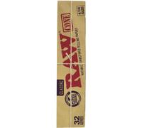 Raw Classic Natural Unrefined 1 1/4 Pre-Rolled Rolling Paper Cones 32 Per Box