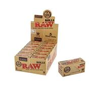 Raw Classic Natural Unrefined Rolling Paper Rolls - 5 Meter Roll (24)
