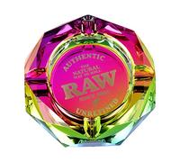 RAW Classic Rainbow Glass Ashtray, 12cm (Diameter) x 3cm (Height)
