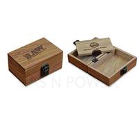 RAW Classic Wood Box Smokers Gift Set Stash Box RAWthentic