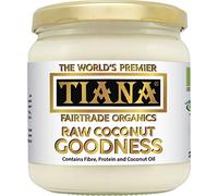 Raw Coconut Goodness 350ml (Pack of 6) - 100% Organic Unsweetened Coconut Flesh - Cold-Pressed Below 40°C - Dairy-Free, Vegan & Gluten-Free - TIANA