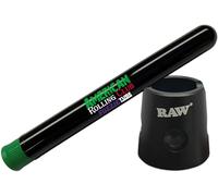 RAW Cone Snuffer Tray with Magnetic Bottom - Extinguish Pre-Rolled Cigarette Cones and Tubes and Store for Later use with Included FozzieTube