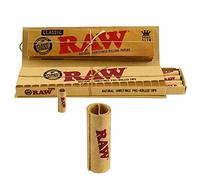 RAW Connoisseur King Size Slim Classic Rolling Papers & Pre-Rolled Tips (2 Packs)