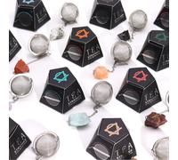 Raw Crystal Gemstone Tea Strainer - Red Jasper