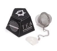 Raw Crystal Gemstone Tea Strainer - Rock Quartz
