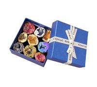 Raw Crystal Set - Natural Gemstonee Collection, Healing Rocks | Chakraa Energy Balance Kit for Meditation, Mindfulness Practice, Home Decoration Stones, Positive Aura Boost Spiritual Gift