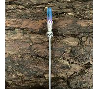 Raw Crystal Skull Head Skull Hair Stick Accessories Hairpin Scarf Pin Gothic New Year Gift (Color : FZ-14-05)