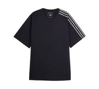 Raw Edge 3-Stripes Short Sleeve Tee, male, Y-3, Training T-shirts & Tops, Black, S, Sport S