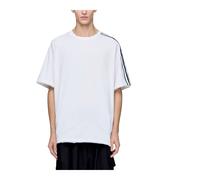 Raw Edge 3 Stripes SS Tee - male - Adidas - Training T-shirts & Tops - White - M - Sport M