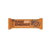 RAW Energy bar Orange Cocoa Beans (Gluten-Free) 50 g Bombus