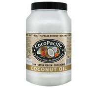 Raw Extra Virgin Odourless Coconut Oil 3L - Cold Pressed & Unrefined Cooking Oil for Frying & Baking - Vegan - CocoPacific