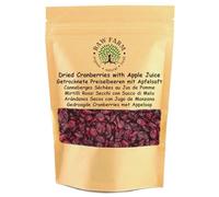 Raw Farm - Dried Cranberries Sweetened with Apple Juice, No added Sugar 1 kg