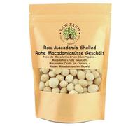 Raw Farm - Macadamia Nuts Without Shell - 500 g Resealable Pouch | Whole, Natural & Unsalted | Vegan, Keto & Paleo Friendly