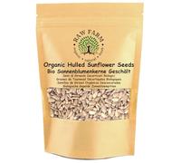 Raw Farm - Organic Raw Sunflower Kernels 1kg - Shelled Sunflower Seeds, 100% Natural, Non-GMO, High Protein & Fibre, Raw & Unsalted - Ideal for Snacking, Baking, Salads