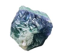 Raw Fluorite Crystal - Rock, Natural Mineral | Multi-Color, Rough Meditation Decor Specimen for Healing Crafts Collection Jewelry Display Wellness Use Crystal Art