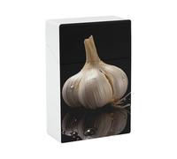 Raw Garlic Cigarette Case for King Size Retro Holder Case with Exquisite Carved Patterns Box 20 Regular Size Cigarettes