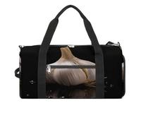 Raw Garlic Gym Bag for Women Men Shoe Compartment Waterproof Travel Bags Sports Duffle Bag for Sports Gyms Yoga