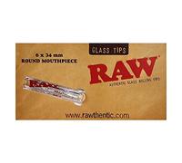 RAW Glass Tip 6 x 34 mm Round Mouthpiece