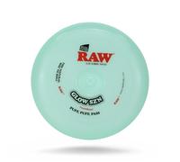 RAW Glow SZN Flying Disc - Light Up Frisbee for Camping, Outdoor Games & Glow Parties - Glow-in-The-Dark Yard Toy, Puff Puff Pass Edition