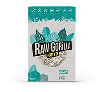 Raw Gorilla KETO ORGANIC Mighty Muesli 250g | Vegan | Organic | No Added Sugar | RAW | Gluten Free | Healthy | Breakfast | Weight Loss | Ideal for Diabetics
