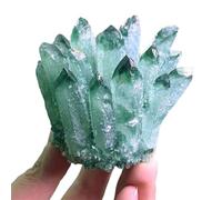 Raw Green Quartz Crystal Cluster Stones Crystal Quartz Cluster Irregular Crystal Collection Home Office Decor