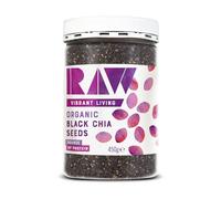 Raw Health Organic Black Chia Seeds, 450g - High Fibre & Protein-Rich - Certified Organic & Gluten-Free Superfood