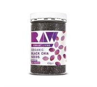 Raw Health Organic Black Chia Seeds - Omega Rich 450g