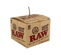 RAW Hemp Wick - 30.5 metre / 100 ft dispenser packs. Made from all natural beeswax