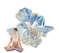 Raw Hopal Stone - 2 Inch Natural Raw Opal Stone | 5 cm Crystal Decorative Stone - Opal - Timeless Spiritual Decorative Crystal for Collection and Space Harmony, Ideal for Meditation and Living Room
