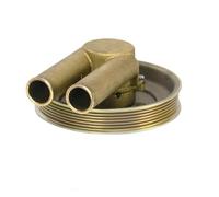 Raw Impeller Water Pump With Serpentine Pulley 21214599 Compatible With Penta Marine Vessel Models For Part Number 3812693 3862482 3857202 Aftermarket Replacement
