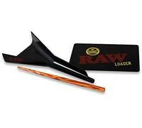 RAW Kingsize Cone Loader RAWthentic - 1 x Cone Loader, 1 x Wooden Poker & 1 x Scraping Card