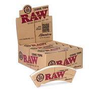 RAW Maestro Cone Tips Full Box | 24 Booklets - 32 Tips Per Booklet | Softer Textured Paper Tips