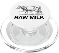 RAW MILK (Cow Graphic) PopSockets PopGrip for MagSafe