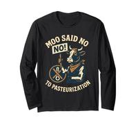 Raw Milk Drink Raw Milk Farm-Fresh Dairy Revolution Freedom Long Sleeve T-Shirt
