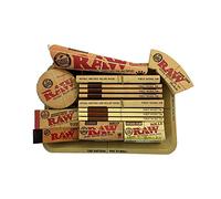 RAW Mini Rolling Tray & Papers Gift Set PLUS