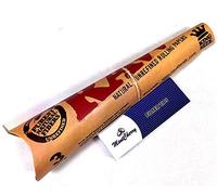 RAW Natural Unrefined King Size Cones 1 Container of 3 Cones By Trendz