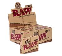 Raw Natural Unrefined Pre-Rolled Filter Tips Full Box Of 20 (21 Per Box)